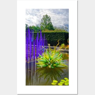 Chihuly Glass in the Italian Gardens at Biltmore Posters and Art